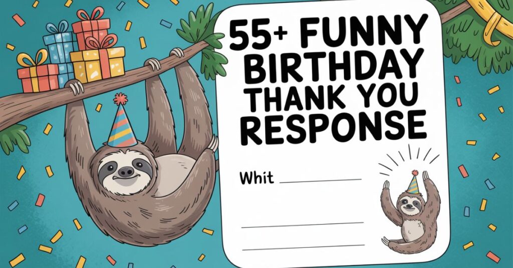 55+ Funny Birthday Thank You Response (2)