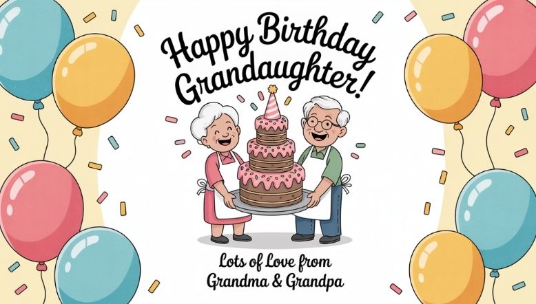 Funny Granddaughter Birthday Wishes from Grandparents