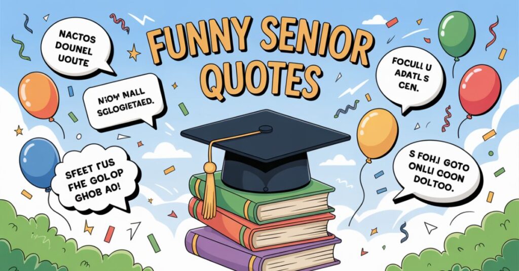 Funny Senior Quotes