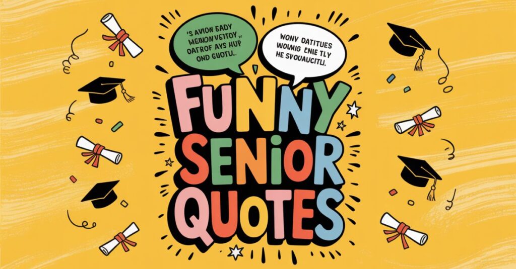 Funny Senior Quotes