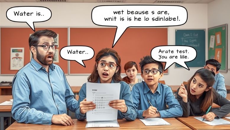 Funny Test Answers By Students 