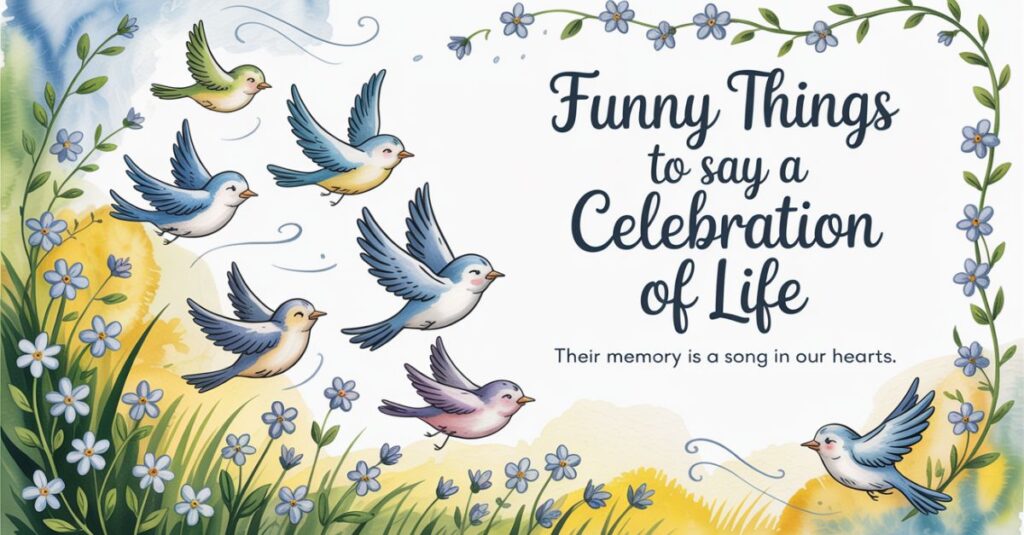 Funny Things to Say at a Celebration of Life (2)
