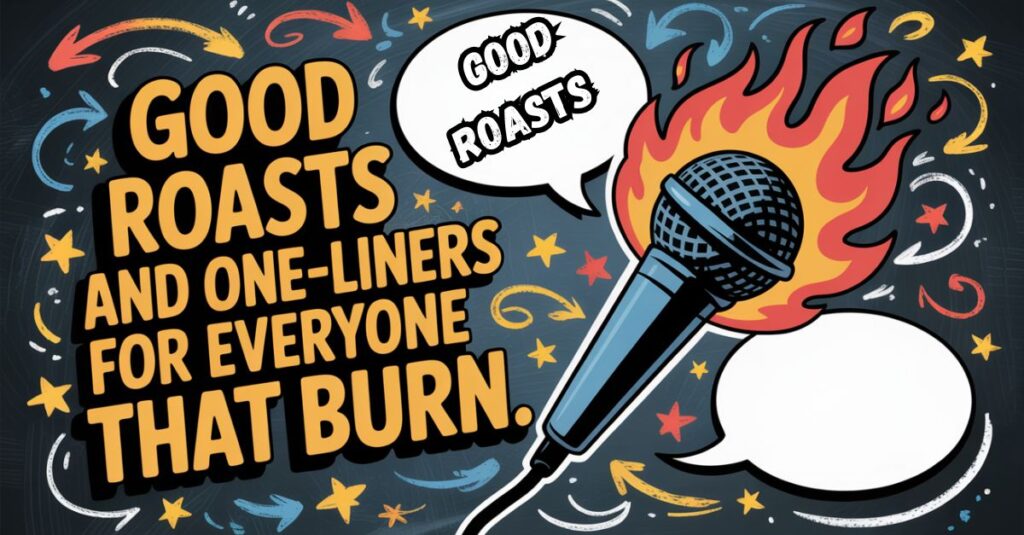 _Good Roasts and One-Liners for Everyone that Burn 