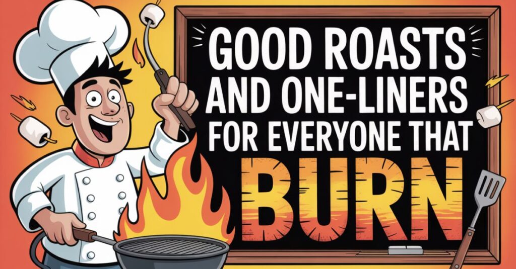_Good Roasts and One-Liners for Everyone that Burn 