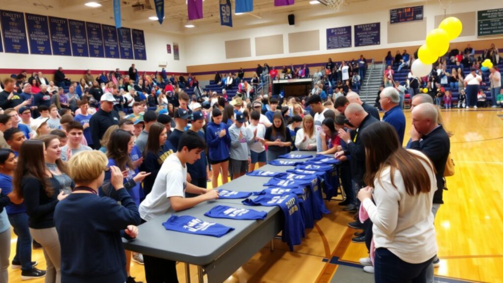 Write on Shirt Signing Day (