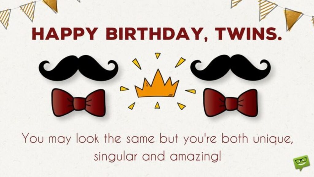 Birthday Wishes For a Twin Brother