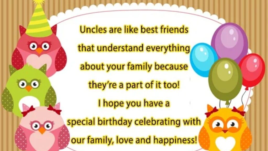 Birthday Wishes for Uncle