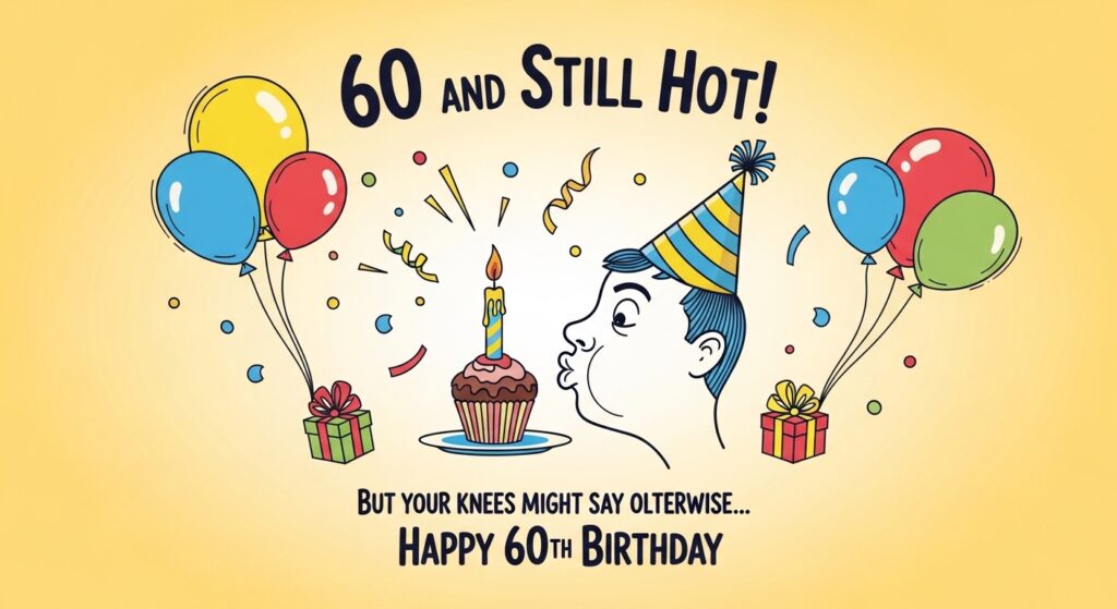 Funny & Lighthearted 60th Birthday Wishes