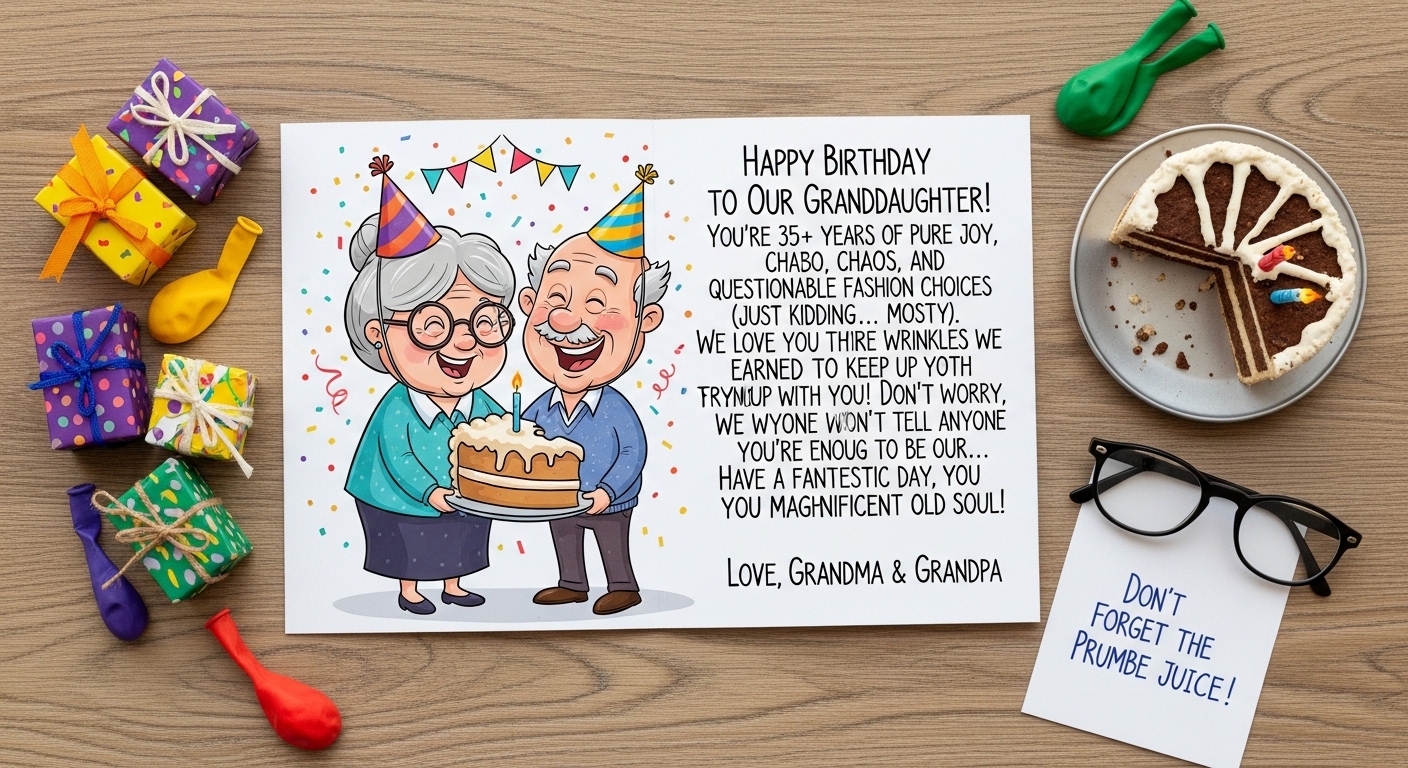 Birthday Wishes from Grandparents
