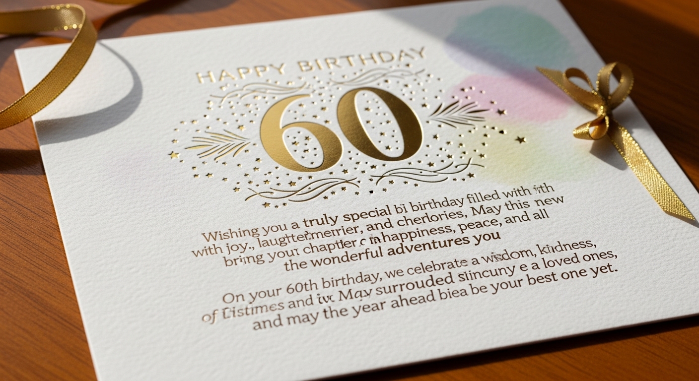 60th Birthday Wishes