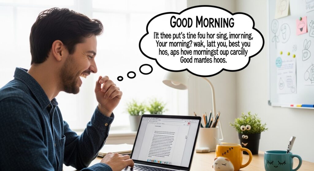 Funny Good Morning Message