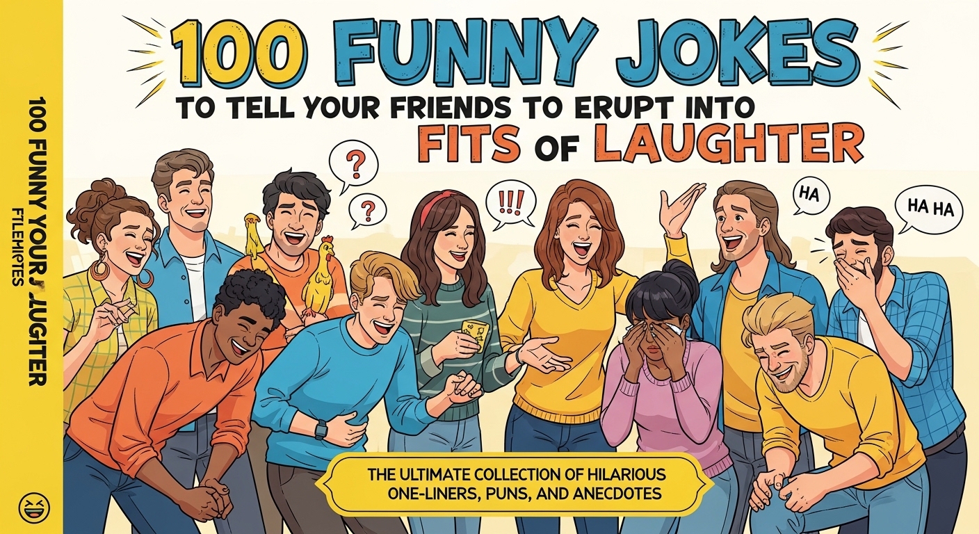 100 Funny Jokes to Tell Your Friends