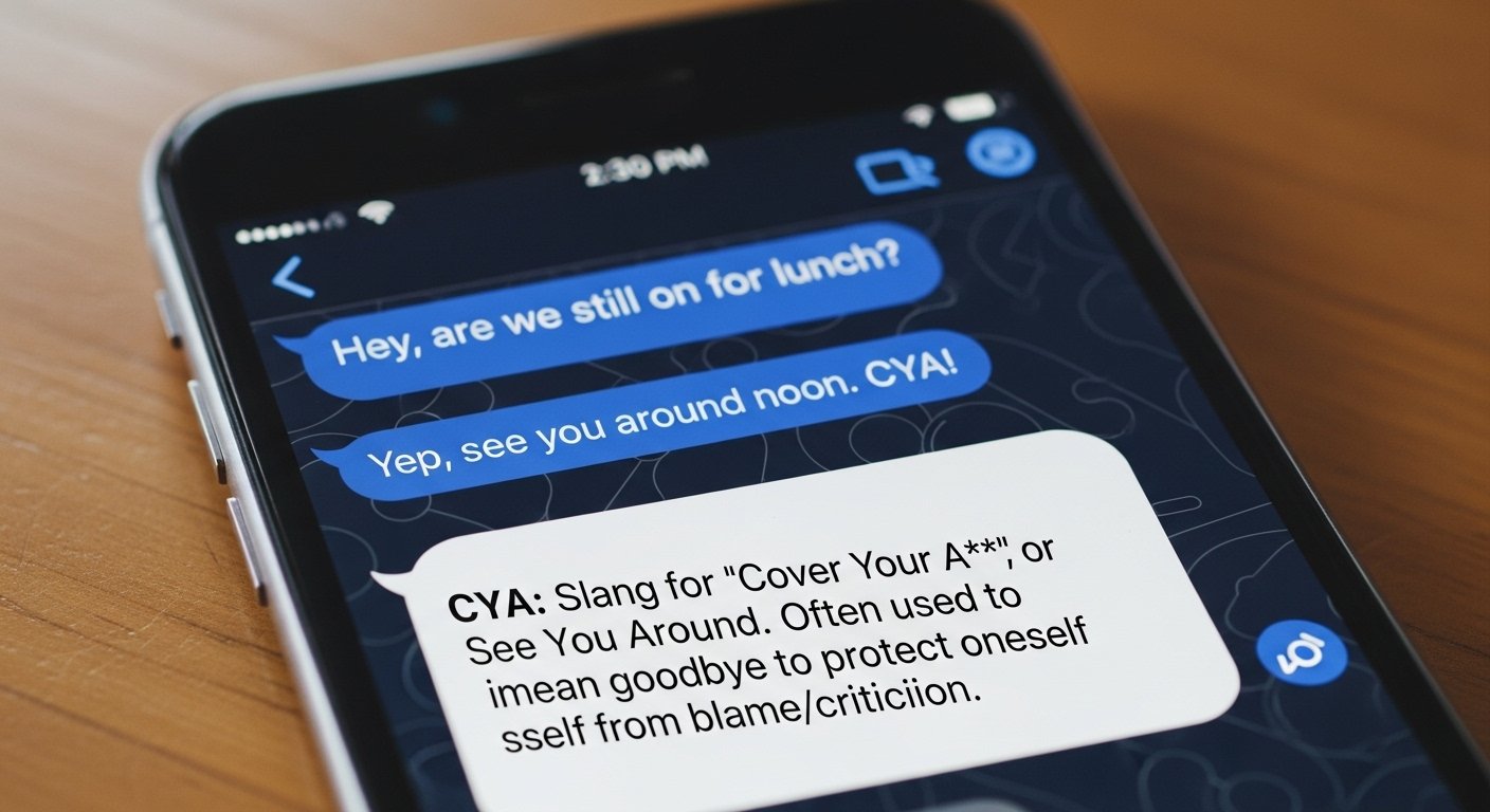 CYA Meaning in Text