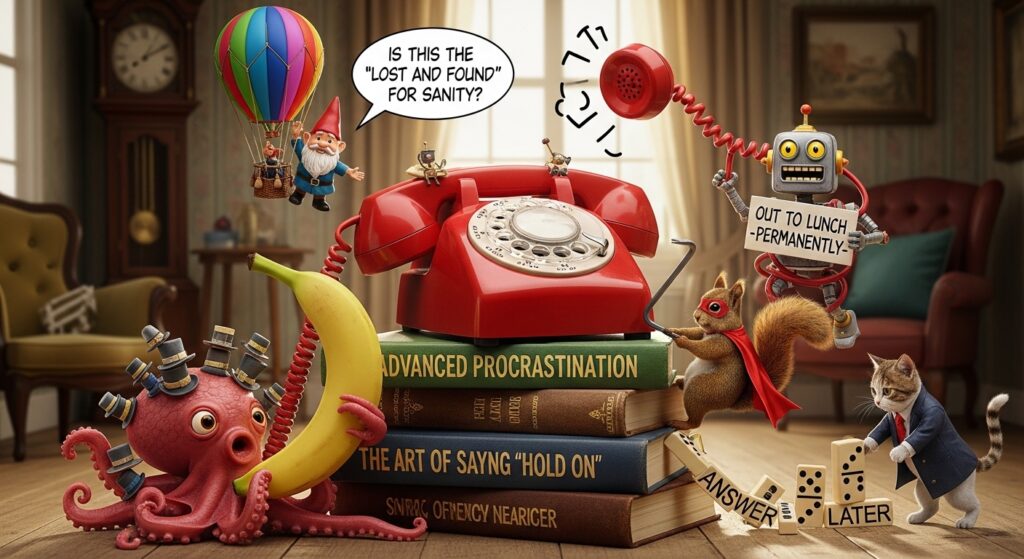 When Answering Phone