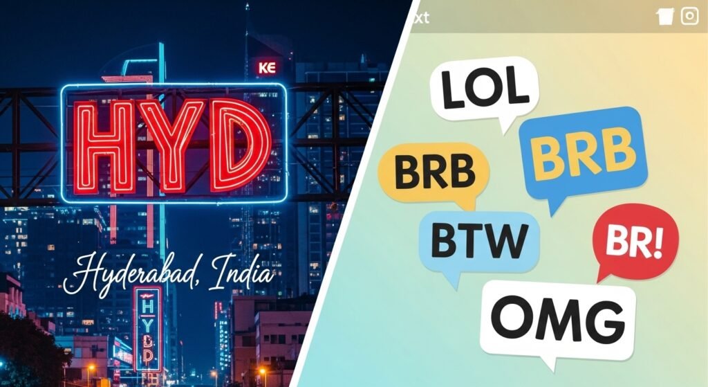 HYD vs Other Popular Text Slang