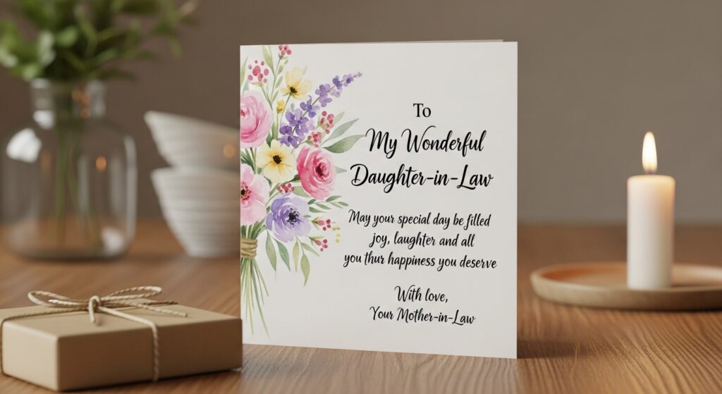 Heartfelt Birthday Wishes from a Mother-in-Law