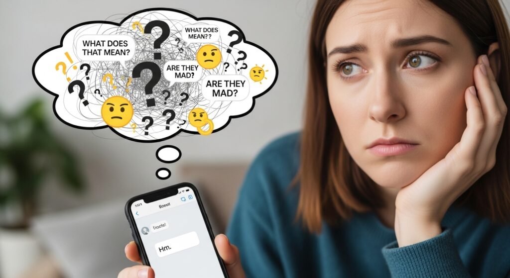 Hm” Feels So Confusing in Texting