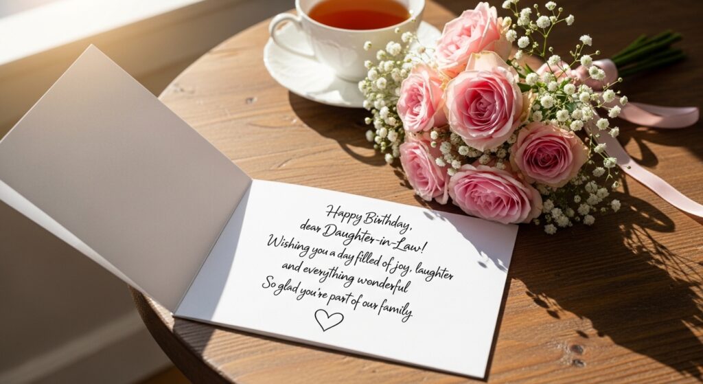 Short and Simple Birthday Wishes for a Daughter-in-Law