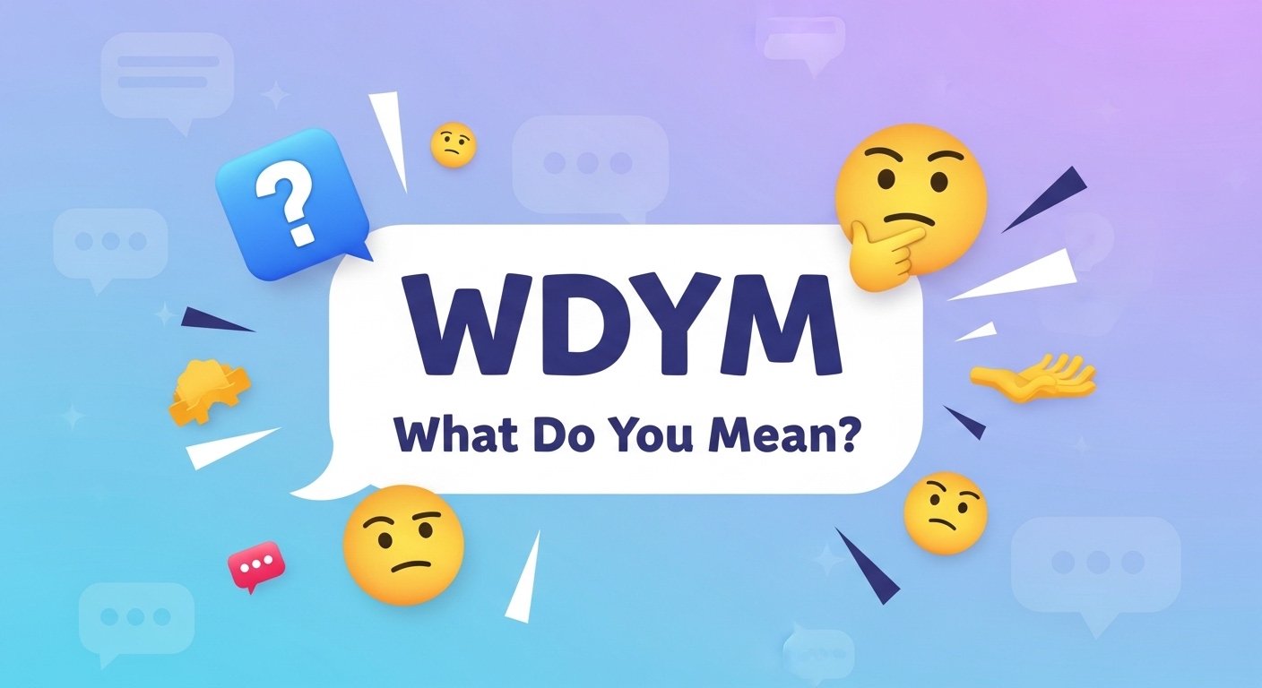 What Does WDYM Mean in Text