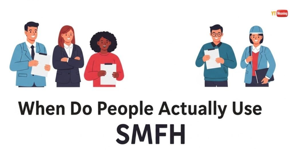 When Do People Actually Use SMFH?