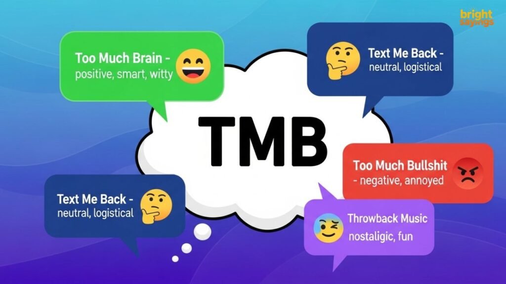 TMB Meaning in Chat