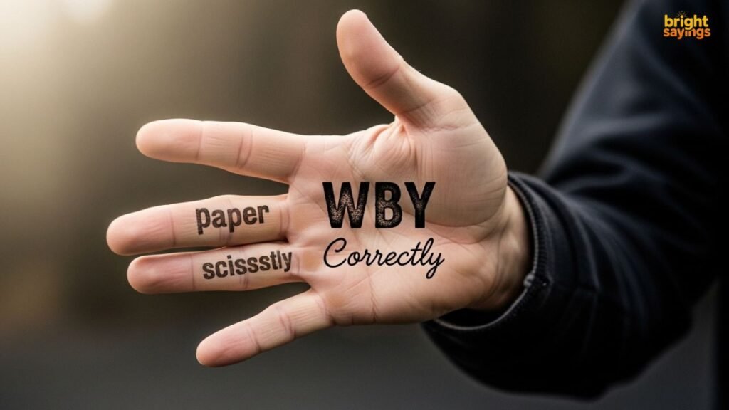 WBY Correctly