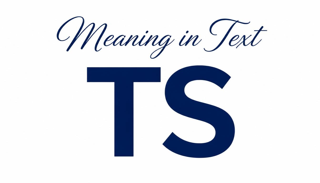TS Meaning in Text