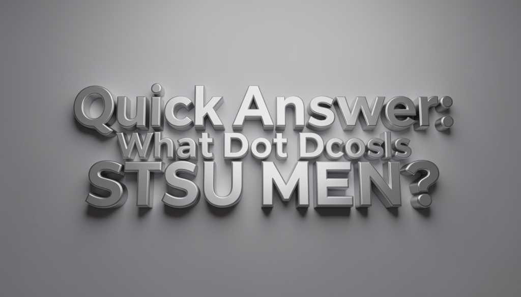 What Does STSU Mean?