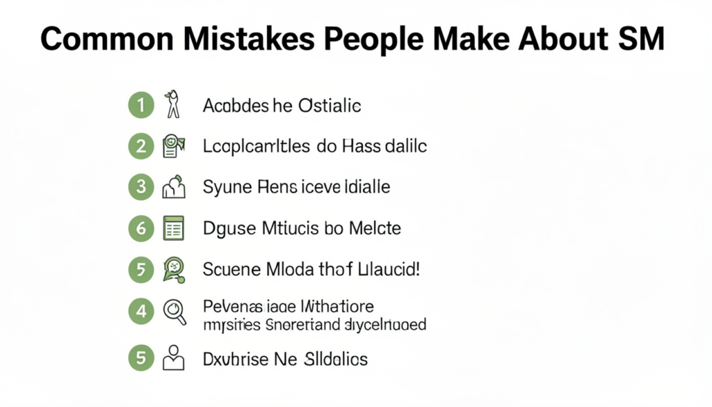 Common Mistakes People Make About SM